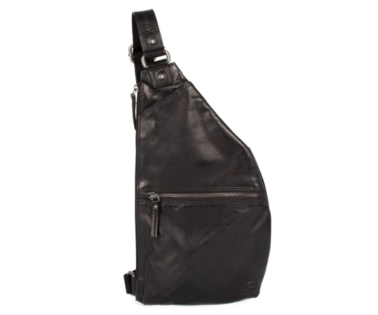 Spikes & Sparrow Leather Slingbag - Reese - Black